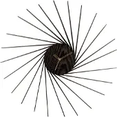 Karlsson - Wandklok Helix XL - Zwart