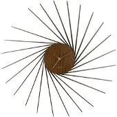Karlsson - Wandklok Helix XL - Donker hout