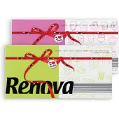 Renova Red Label papieren servetten, groen, 2 pak a 70 stuks