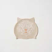 Sunnylife - Kids Swimtime Badmuts Tully the Tiger - Siliconen - Bruin