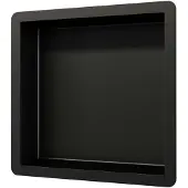Brauer Black Edition inbouwnis 30x30cm zwart mat
