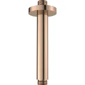 Regn Plafondarm Inkortbaar 7,5-16cm Geborsteld Koper PVD - Messing - Kranen, Douchekranen, Hoofddouche Houders - 8720297691973 - Kranen, Douchekranen, Hoofddouche houders
