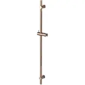 Regn Glijstang Met Aansluitbocht - Geborsteld Koper PVD - Messing - Kranen, Douchekranen, Douchestangen - 8720297692864 - Kranen, Douchekranen, Douchestangen