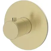 Regn Losse Inbouwthermostaat Geborsteld Goud PVD - Kranen, Douchekranen, Inbouw Douchekranen - 8720297692383 - Kranen, Douchekranen, Inbouw douchekranen