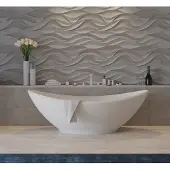 Ideavit Solidlectus Vrijstaand Solid Surface Bad 180x100cm - Baden, Vrijstaande Baden
