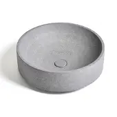 Ideavit Deco Opzetwastafel Rond 45,5cm - Beton - Wastafels, Opzetwastafels