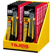 Tajima Afbreekmes 18 mm - Elastomeer Handvat - Auto-lock GRI - LC560