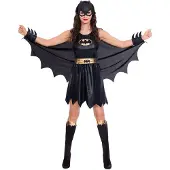 Amscan Kostuum - - Batgirl Classique - Zwart - Polyester - Volwassene