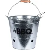 ECD-Germany Barbecue Emmer Diameter Bovenkant 265 mm Zink