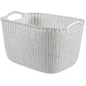 Curver Knit Opbergmand - L - 19L - Wit