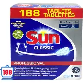 SUN Vaatwastabletten Pro Formula Classic - 188 stuks