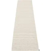 Pappelina Mono Rug 60x250cm Linen/ - Monochrome vloerkleden Pvc Vanilla - MN9F625
