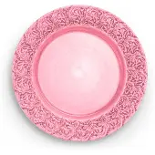 Mateus Lace bord, 25 cm Roze