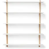 Gejst Nivo plank E Licht eikenhout-wit
