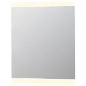 Ink SP4 spiegel op alu kader met LED verlichting onder/boven en sensor schakelaar 80x80x4cm Alu
