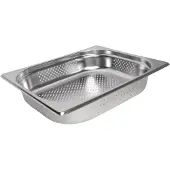 Vogue Gastronormbak Vogue, RVS, geperforeerd, GN 1/2, 150mm diep