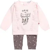 Dirkje Ooh LaLa Ruffles Pink maat 50 2-delige Set U44306-31 W22