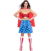 Liragram Wonder Woman W.b. Costume Veelkleurig XL Kinderen