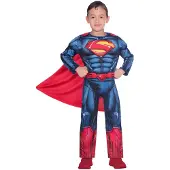 Sans marque Amscan Superman pak kind - Verkleedpak voor 3-4 jaar - Maat 104