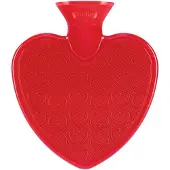 Fashy Warm water kruik - Hartjes rood