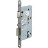 Nemef 699 Paniekdeurslot | zelfvergrendelend | DM60mm | PC72mm | krukgat 8mm | voorplaat RVS 24x235mm afgerond | zamac vernikkelde dag- en nachtschoot | DR 4 - 9069935002