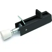 Dulimex Deurvastzetter Voetstift 122x30mm Zwart - 0533.122.3054