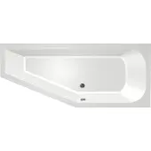 Beterbad Hoekbad Xenz Lagoon Compact 170x75x45 cm Rechts Wit