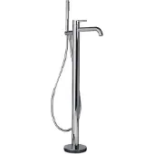 BLUE LABEL Brondby Vrijstaande Badmengkraan - Chroom - Messing - Kranen, Badkranen, Vrijstaande Badkranen - 8711802073629