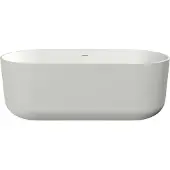 Xenz Vrijstaand bad mauro 180x84x64 cm solid surface wit