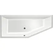 Xenz Society Compact Ligbad 180x80x44cm Links Wit