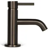 BLUE LABEL Brondby Fonteinkraan - Geborsteld Gunmetal PVD - Zonder Waste - Messing - Kranen, Fonteinkranen, Opbouw Fonteinkranen - 8711802073360