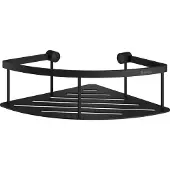 Smedbo Sideline Hoekkorf 20x20cm Mat Zwart - Messing - Accessoires, Douche Accessoires, Doucherekken - 7391447090192
