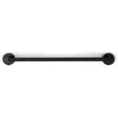 BLUE LABEL Vida Handdoekhouder - 65cm - Mat Zwart - Messing - Accessoires, Handdoekhouders, Handdoekstangen - 8711802074114