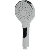 BLUE LABEL Douchekop, BLUE LABEL handdouche met rub-clean functie en 3 straalsoorten - chroom