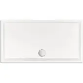 Xenz Mariana Plus rechthoekige douchebak acryl 90x75cm wit glans