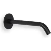 BLUE LABEL Brondby Uitloop Voor Inbouw Wastafelkraan - 20cm - Mat Zwart - Messing - Kranen, Badkranen, Baduitlopen - 8711802072424