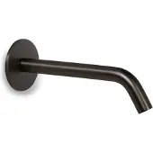 BLUE LABEL Brondby Uitloop Voor Inbouw Wastafelkraan - 16cm - Geborsteld Gunmetal PVD - Messing - Kranen, Badkranen, Baduitlopen - 8711802073407