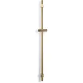 BLUE LABEL Brondby Glijstang 90cm - Geborsteld Goud PVD - Messing - Kranen, Douchekranen, Douchestangen - 8711802074633 - Kranen, Douchekranen, Douchestangen