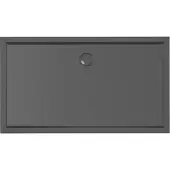 Xenz Mariana Plus rechthoekige douchebak acryl 140x80cm zwart mat