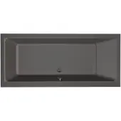 Xenz Kristal ligbad acryl 180x80x45cm antraciet