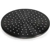 BLUE LABEL Brondby Hoofddouche 25cm - Geborsteld Gunmetal PVD - Messing - Kranen, Douchekranen, Hoofddouches - 8711802074183 - Kranen, Douchekranen, Hoofddouches