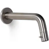 BLUE LABEL Brondby Wandfonteinkraan - Geborsteld Nikkel PVD - Messing - Kranen, Fonteinkranen, Inbouw Fonteinkranen - 8711802074398
