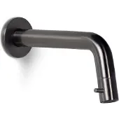 BLUE LABEL Brondby Wandfonteinkraan - Geborsteld Gunmetal PVD - Messing - Kranen, Fonteinkranen, Inbouw Fonteinkranen - 8711802074411