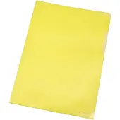Q-CONNECT L-map, geel, 120 micron, pak van 100 stuks