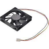 Akasa AK-FN071 PC-ventilator Zwart (b x h x d) 80 x 80 x 15 mm