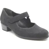 Durea 5679 wijdte K Bandschoenen | Maat 7.5 Dames Zwart