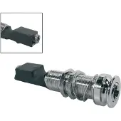 Boston EPJ-5535-N Eindknop Jack – 3,5 mm naar 6,3 mm Female Jack, Nikkel