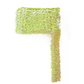 Partyxplosion Paillettenband breed elastisch lime 3m (lime groen, 300x2,7cm)