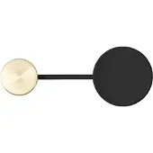 Audo Copenhagen Afteroom Small Kapstok Black|Brass