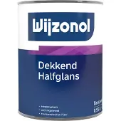 Wijzonol Dekkend Halfglans | Lakverf Buiten 500 ML - Kleur|1|2